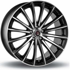 24H Du Mans GP1 Satin Black Machined Face 7.5x17 4/100 ET35 B67.1