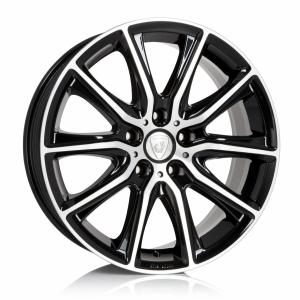 Aluett 18 Black 8.5x18 5/112 ET35 B70.4