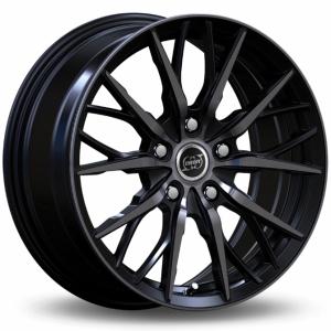 INFINY Spike Bright Black Machined Face Black Lip 6.5x15 5/112 ET40 B73.1