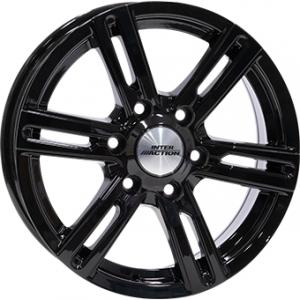 Inter Action Kargin 6 Gloss Black 8x18 6/130 ET53 B84.1