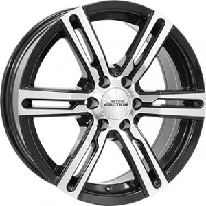 Inter Action Kargin 6 Gloss Black  Polished 7x16 6/139 ET25 B110.1