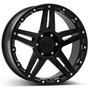 LND R13 Matt Black 9x20 5/139.7 ET15 B78.1