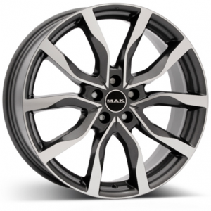 MAK Highlands Silver 9,5x20 5/120 ET29 B63