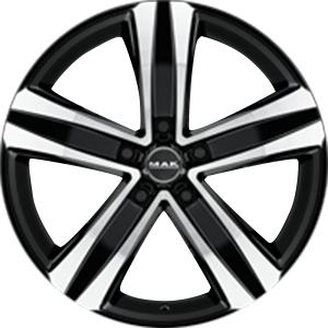 MAK Stone5 T Black Machined Face 6x15 5/139,7 ET0 B108