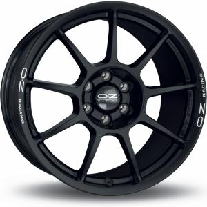 OZ Challenge HLT Matt Black White Lettering 8.5x18 5/112 ET35 B75