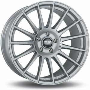 OZ Superturismo Dakar Matt Silver Black Lettering 8.5x20 5/112 ET30 B79