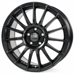 OZ Superturismo LM Matt Black Silver Lettering 8x18 5/108 ET45 B75