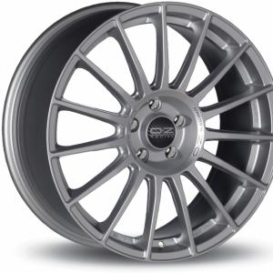 OZ Superturismo LM Matt Silver Black Lettering 8x18 5/100 ET35 B68