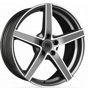 Racer Artic Evo Gun Metal Machined Face 7x17 4/100 ET37 B67