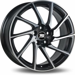 Racer Turn Satin Black Machined Face 8x18 4/100 ET35 B73.1