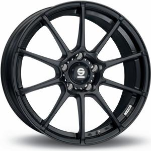 Sparco Assetto Gara Matt Black 7x17 4/100 ET30 B63.3
