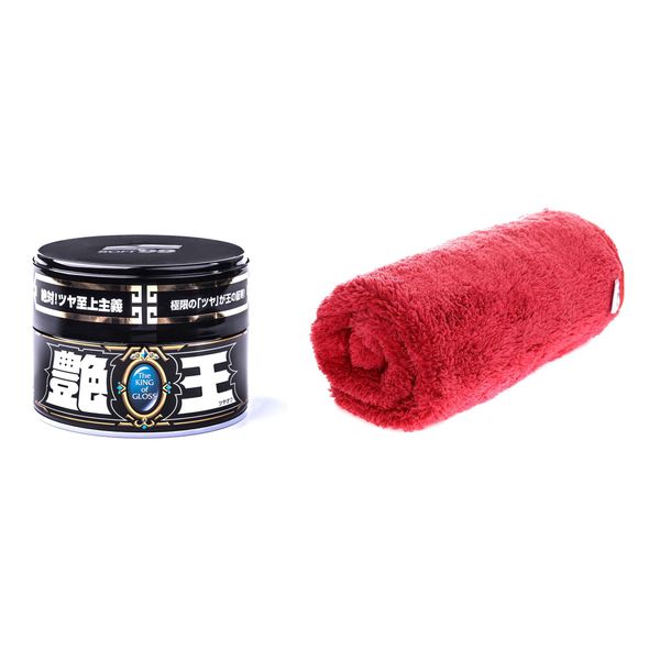 Bilvax SOFT99 King of Gloss Dark, 300 g, Vax + polerduk