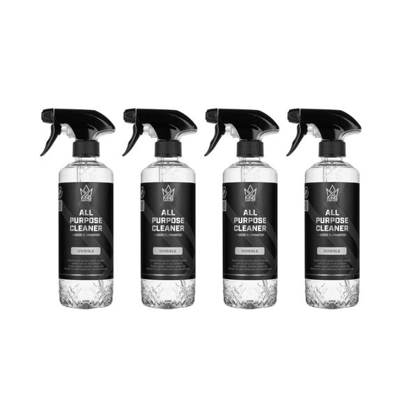 Interiörrengöring KING CARTHUR APC + Odor Eliminator Invisible, 500 ml, 4 x 500 ml