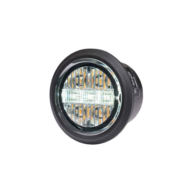 Varningsljus / Blixtljus PURELUX Spectre 7X - 12/24V / 2W / 32 mm, 7WX (Vit)