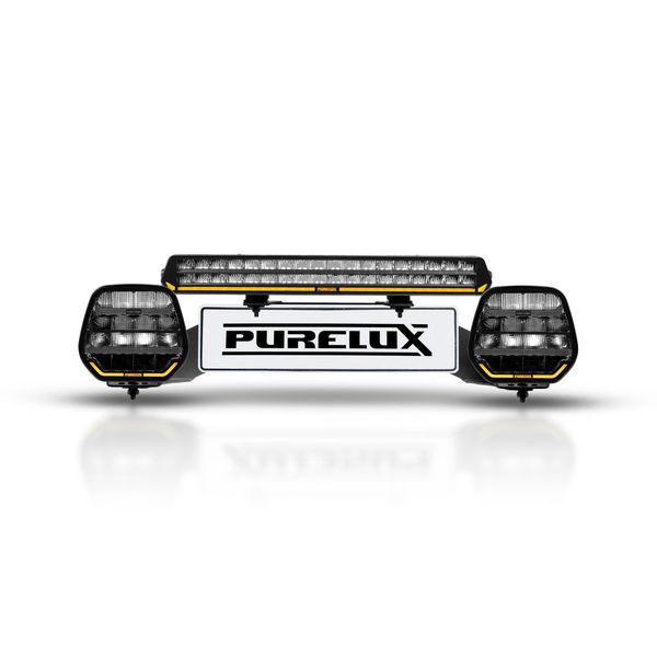 Extraljuspaket PURELUX WRC 19, 472W / 30 000 lm, Svart