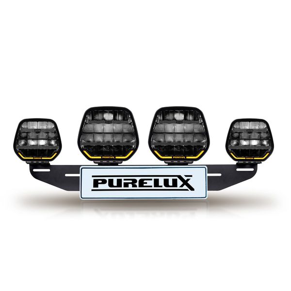 Extraljuspaket PURELUX WRC 20, 676W / 40 000 lm, Svart