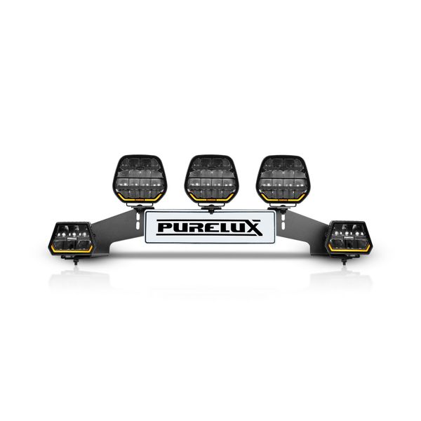 Extraljuspaket PURELUX WRC 22, 564W / 36 000 lm, Svart