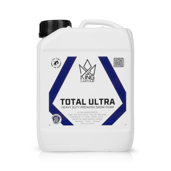 Förtvättsmedel KING CARTHUR Total Ultra - Skummande / Vaxlösande, 2500 ml