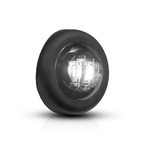 Positionsljus PURELUX Spectre 2X Dark - 12/24V / 1W / 19 mm, Vit