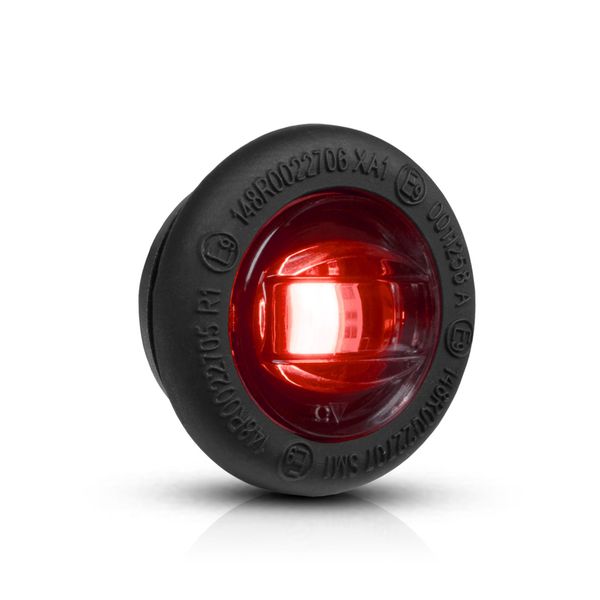 Positionsljus PURELUX Spectre 3X Flash - 12/24V / 2W / 19 mm, Röd