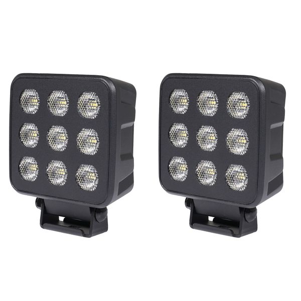 Arbetsbelysning PURELUX Black Raven 50 - 11 cm / 50W / Bred, 2 st