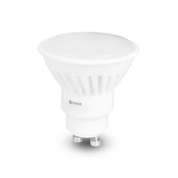 LED-lampa AGGE Ceramic GU10 - 5W / Bred / Dimbar, 4000K