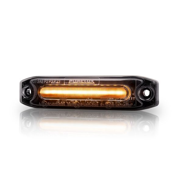Positionsljus Purelux Spectre 12X Dark - 12/24V / 6W / 102 mm, Orange