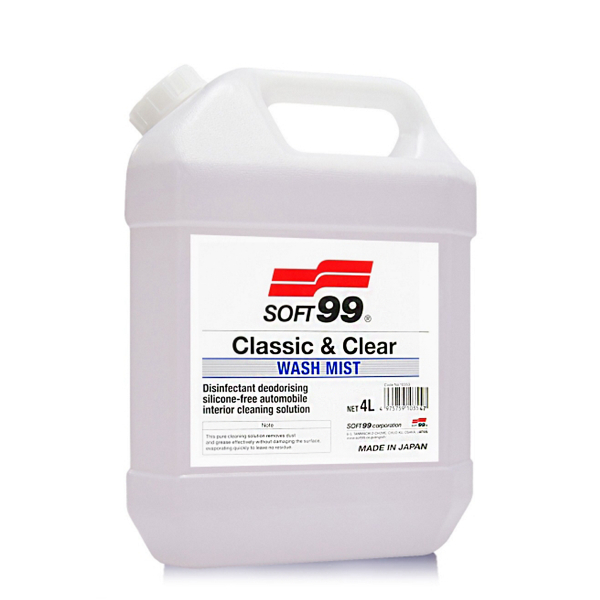 Interiörrengöring SOFT99 Wash Mist, 4000 ml / Dunk