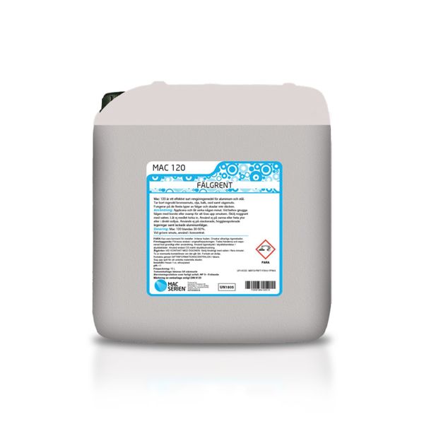 Fälgrengöring Mac 120 Fälgrent, 15000 ml, 15000 ml