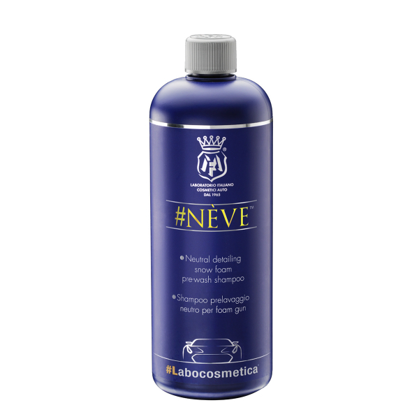 Förtvättsmedel LABOCOSMETICA Neve - Skummande / Vaxsäkert, 1000 ml