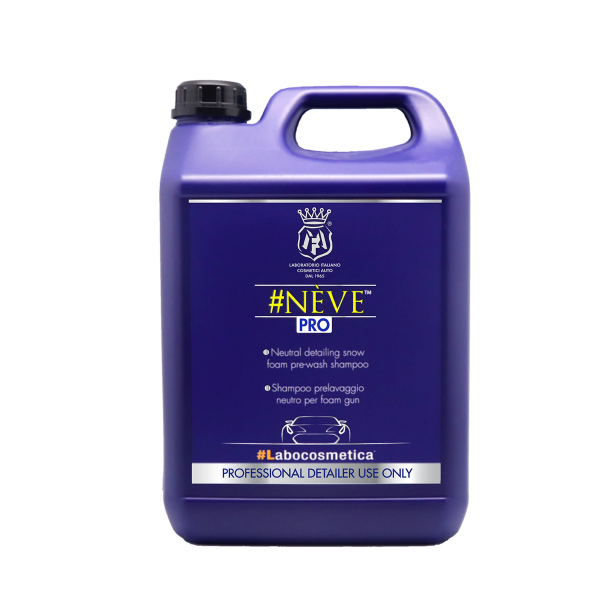 Förtvättsmedel LABOCOSMETICA Neve - Skummande / Vaxsäkert, 4500 ml