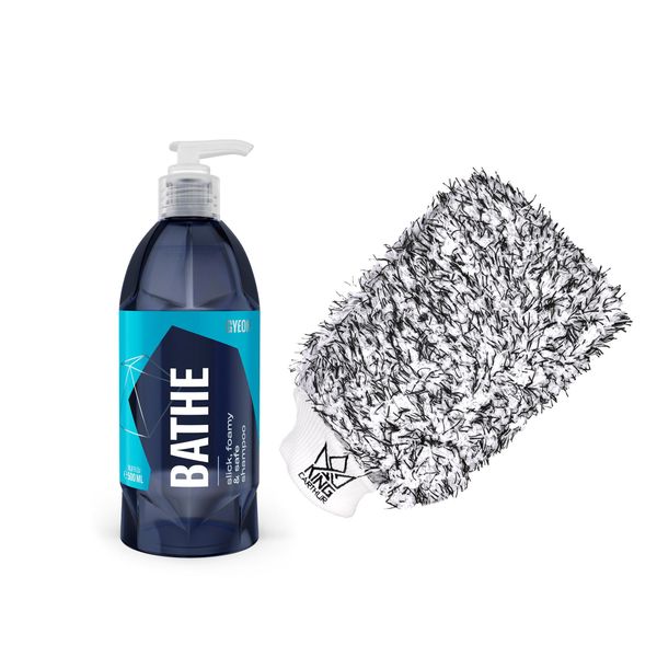 Bilschampo GYEON Q²M Bathe - Neutralt, 500 ml + Wash Mitt