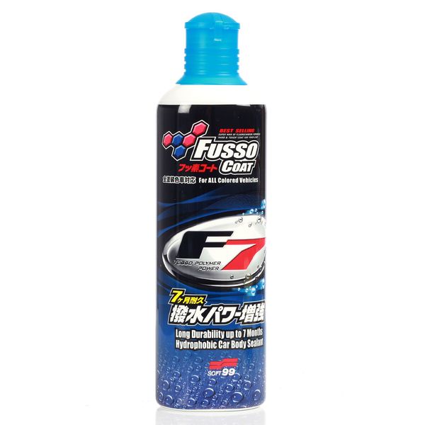 Flytande Bilvax SOFT99 F7 Fusso Coat, 300 ml, Vax + 2st Appliceringssvampar