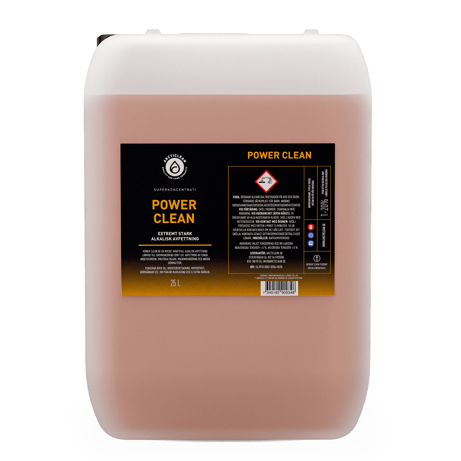 Power clean - Alkalisk avfettning (25 L)