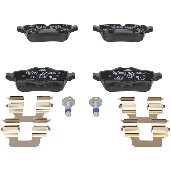 ATE Bromsbeläggsats, Bakaxel Ate ceramic - P294298 - mini mini, cabriolet, clubman, clubvan, coupé, roadster - OE 34 21 6 778 327