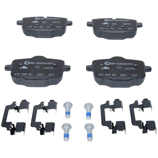 ATE Bromsbeläggsats, Bakaxel Ate ceramic - P294299 - bmw - OE 34 21 2 284 389, 34 21 6 775 346, 34 21 6 867 175