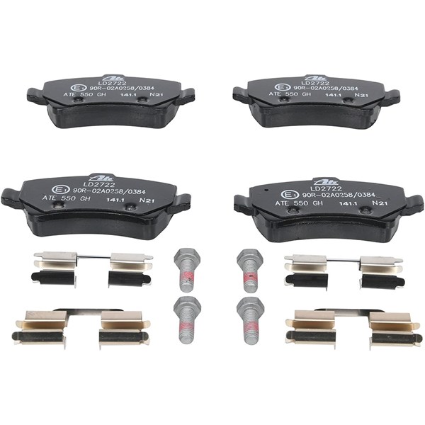 ATE Bromsbeläggsats Solid, Bakaxel Ate ceramic - P294300 - ford, land rover, volvo - OE 1426144, 1439866, 1459450