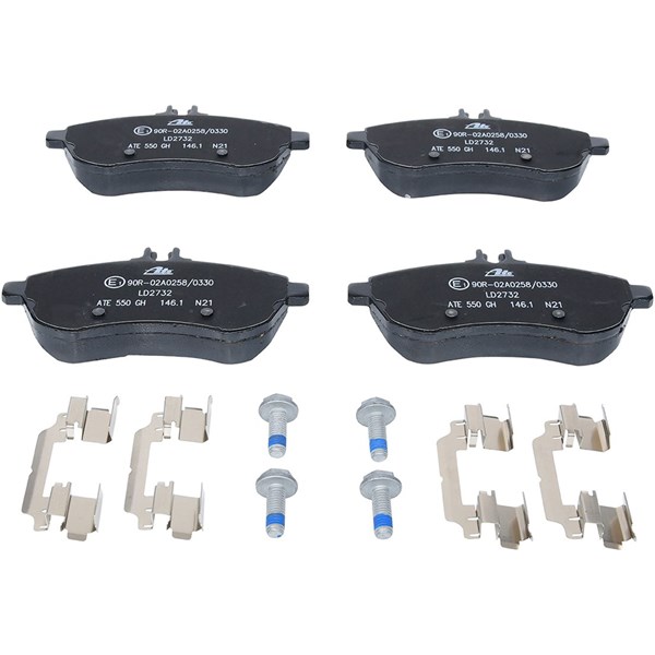 ATE Bromsbeläggsats, Framaxel Ate ceramic - P294305 - mercedes-benz - OE 005 420 08 20, 005 420 12 20, 005 420 15 20