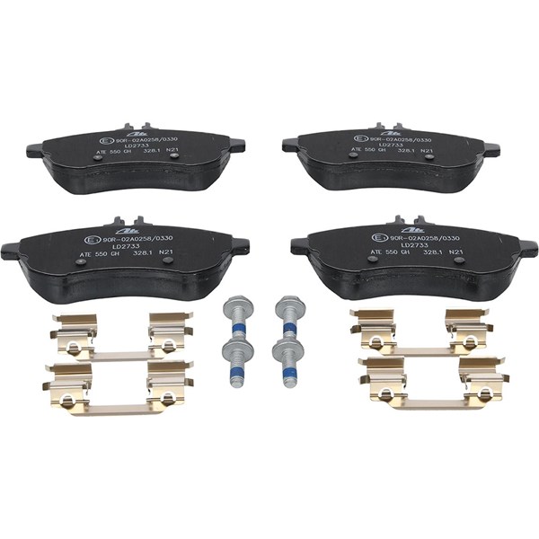 ATE Bromsbeläggsats, Framaxel Ate ceramic - P294306 - mercedes-benz - OE 005 420 09 20, 007 420 56 20, A 005 420 09 20