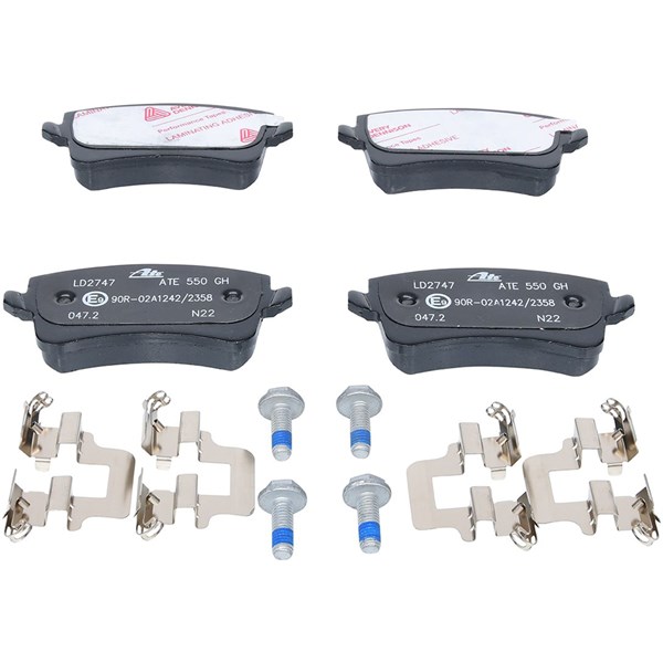 ATE Bromsbeläggsats, Bakaxel Ate ceramic - P294310 - audi - OE 8K0 698 451 A, 8K0 698 451 B, 8K0 698 451 C