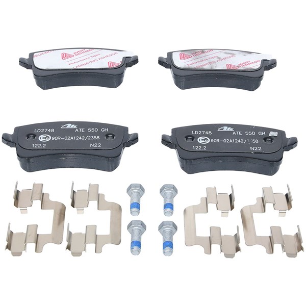 ATE Bromsbeläggsats, Bakaxel Ate ceramic - P294311 - audi, vw - OE 8K0 698 451 D, 8K0 698 451 E, 8K0 698 451 G
