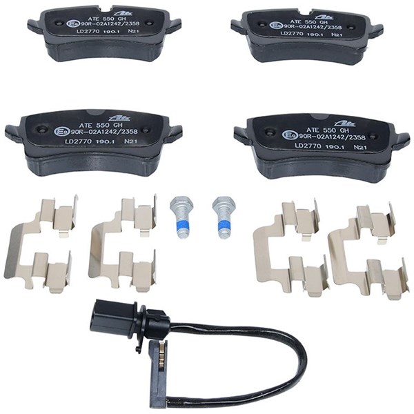 ATE Bromsbeläggsats, Bakaxel Ate ceramic - P577510 - audi, porsche - OE 4G0 698 451 A, 4G0 698 451 B, 4G0 698 451 C