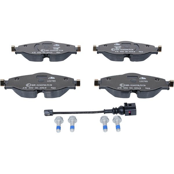 ATE Bromsbeläggsats, Framaxel Ate ceramic - P577517 - audi, cupra, seat, skoda, vw - OE 5Q0 698 151 A, 5Q0 698 151 AA, 5Q0 698 151 AD