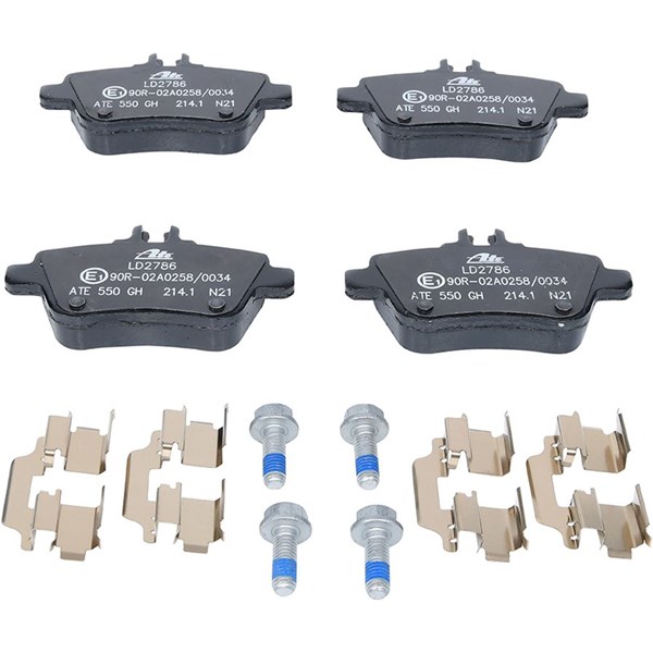 ATE Bromsbeläggsats, Bakaxel Ate ceramic - P577518 - mercedes-benz - OE 006 420 23 20, 006 420 79 20, 006 420 80 20