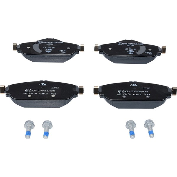 ATE Bromsbeläggsats, Framaxel Ate ceramic - P577520 - mercedes-benz - OE 000 420 87 00, 000 420 89 03, 008 420 36 20