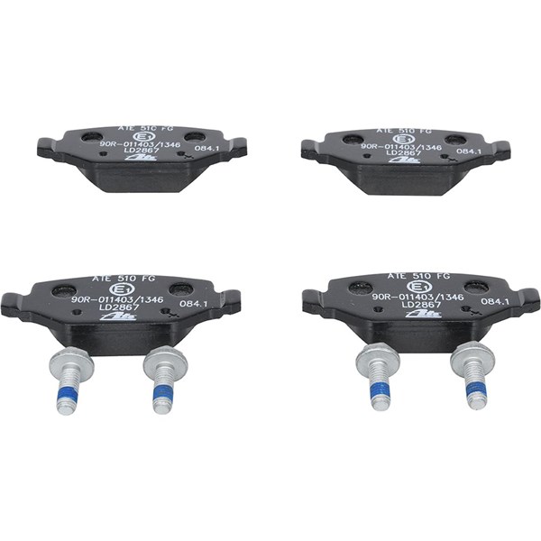 ATE Bromsbeläggsats, Bakaxel Ate ceramic - P294325 - alfa romeo, fiat, lancia - OE 77362275, 77362276, 77362675