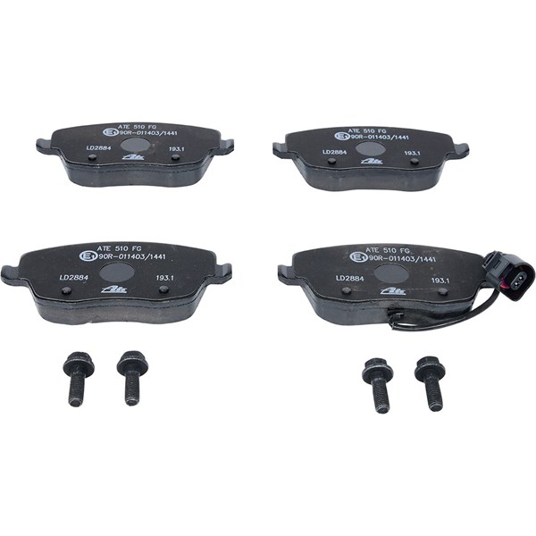 ATE Bromsbeläggsats, Framaxel Ate ceramic - P294330 - seat, skoda, vw - OE 6Q0 698 151 C