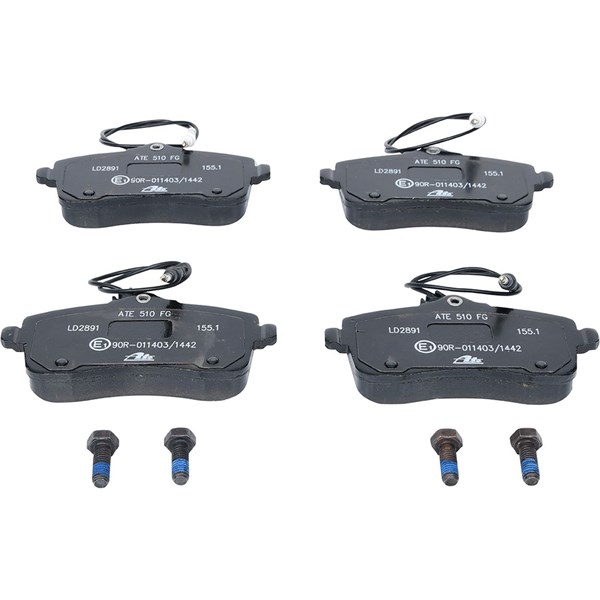 ATE Bromsbeläggsats, Framaxel Ate ceramic - P294335 - peugeot 407, 407 sw, 407 sw skåp / kombi - OE 16 114 565 80, 4252 77, 4253 35