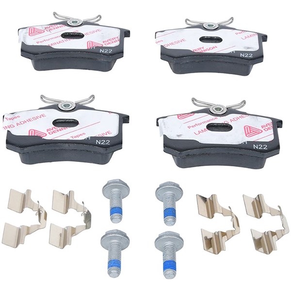 ATE Bromsbeläggsats, Bakaxel Ate ceramic - P294338 - audi, seat, skoda, vw - OE 1J0 698 451 B, 1J0 698 451 D, 1J0 698 451 E