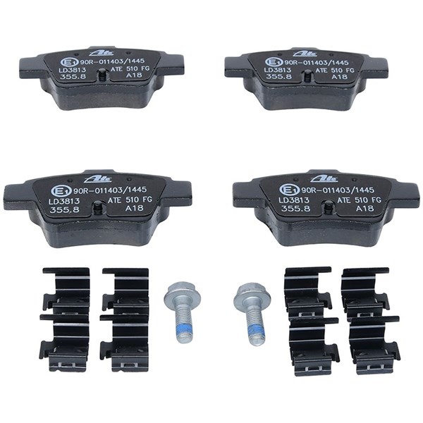 ATE Bromsbeläggsats, Bakaxel Ate ceramic - P294344 - citroën, peugeot - OE 4253 22, 4253 25, 4253 40
